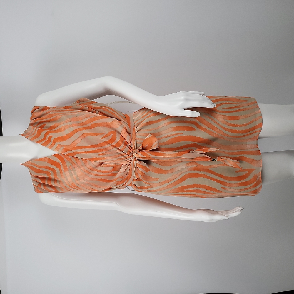 Guess By Marciano Wrap Sleeveless printed Tunic Dress
